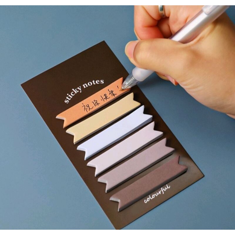 

E551 - 120 Sheets Morandi Gradient Sticky Index Notes / Sticky Notes Gradient / Gradient Sticky / Sticky Warna-Warni
