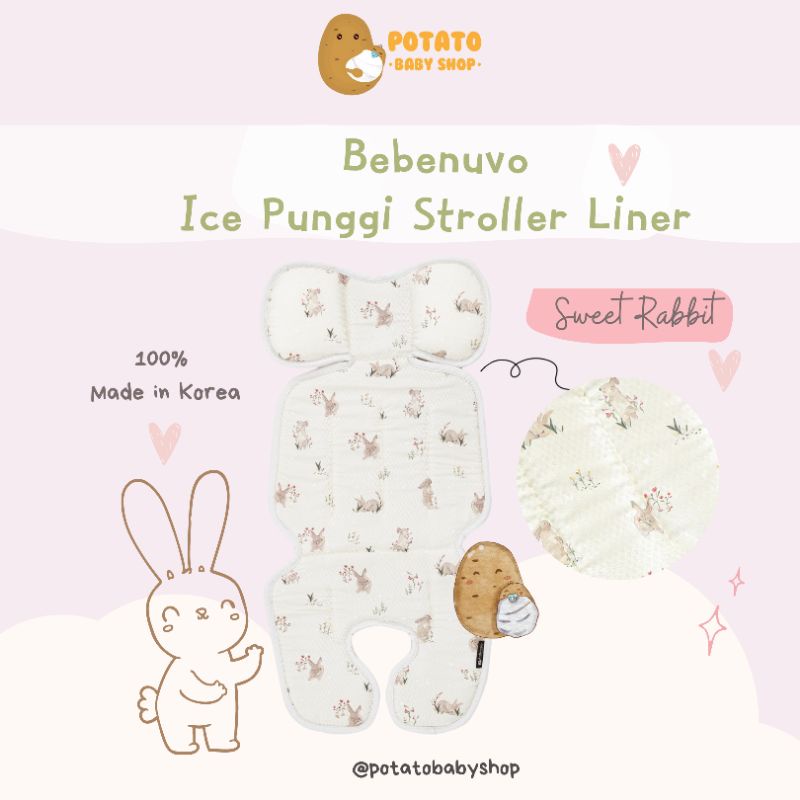 Bebenuvo Ice Punggi Cool  Liner / alas stroller Korea