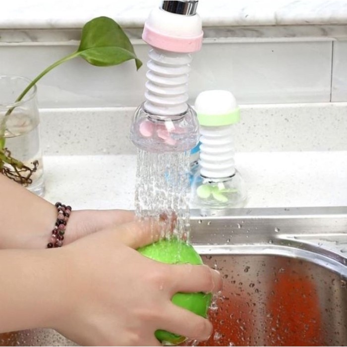 Sambungan Kran Air Fleksibel Dispenser Rak Dapur Filter Kepala Shower