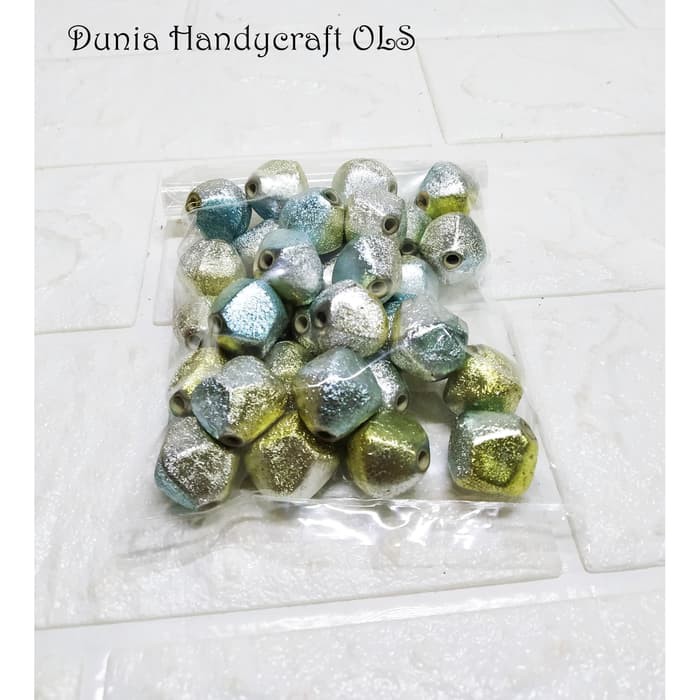 DIY Mote Diamond Blitz 20 mm Bahan Kerajinan Tangan Anting Bros Kalung