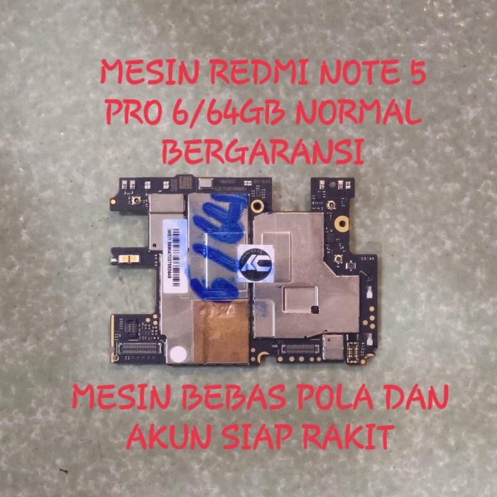 mesin redmi note5 pro 6/64gb normal mesin redmi note 5 pro normal