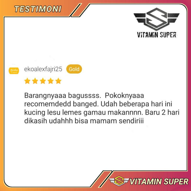 Vitamin Kucing F1 dijamin Super Ampuh | Vitamin Nafsu Makan, Pertumbuhan, Gemuk Optimal, Antibodi