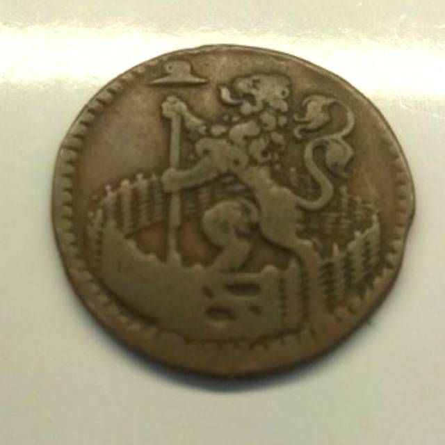 uang koin kuno koleksi negara Belanda.