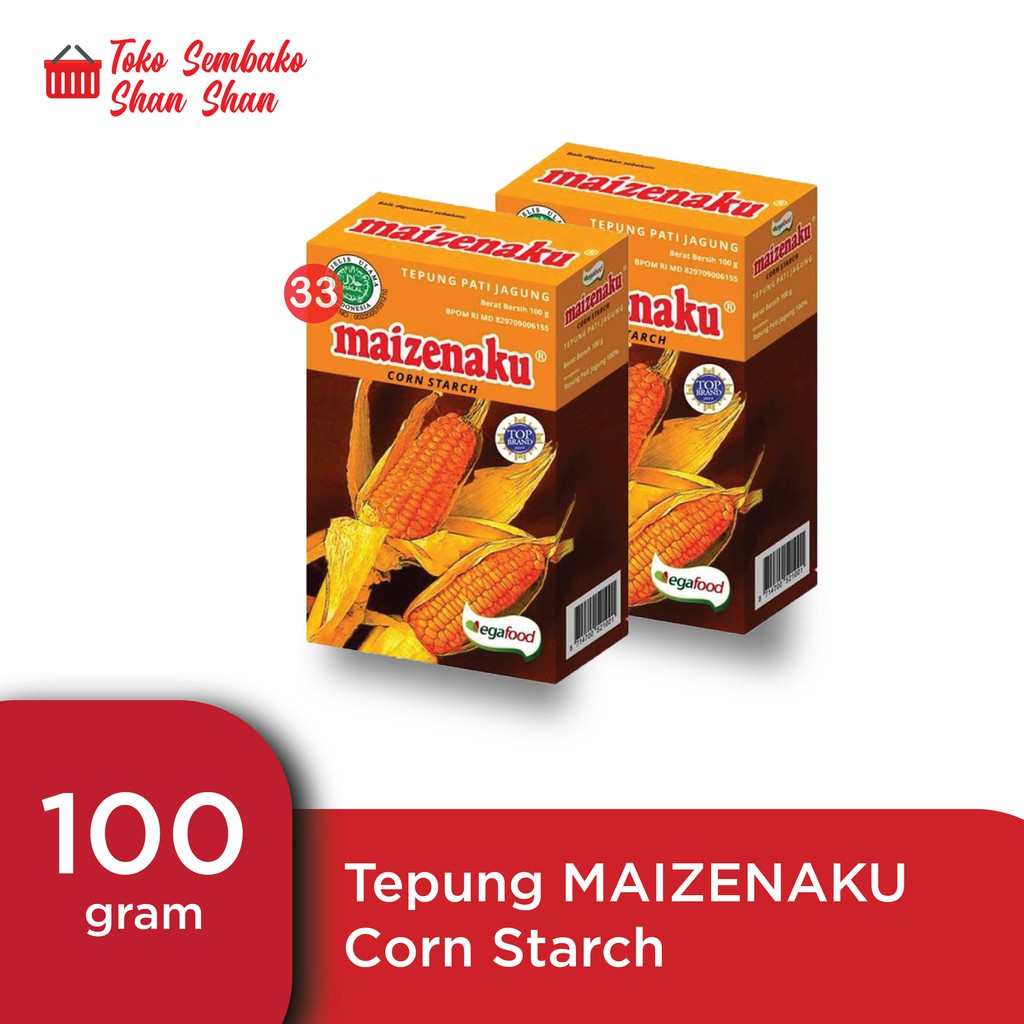 

Tepung Jagung MAIZENAKU 150 gr & 100gr Corn Starch maizena pati jagung