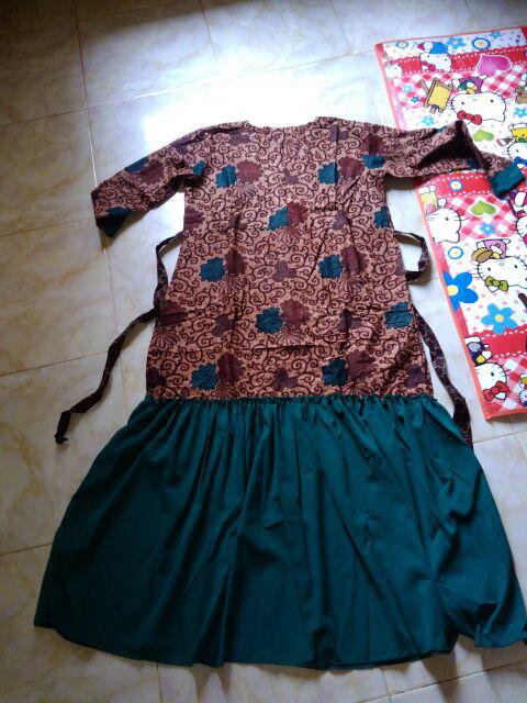 Gamis Batik Manggar, Padi,sekar,cantik,kubis,kipas,daun,kupu,nadine,gendis
