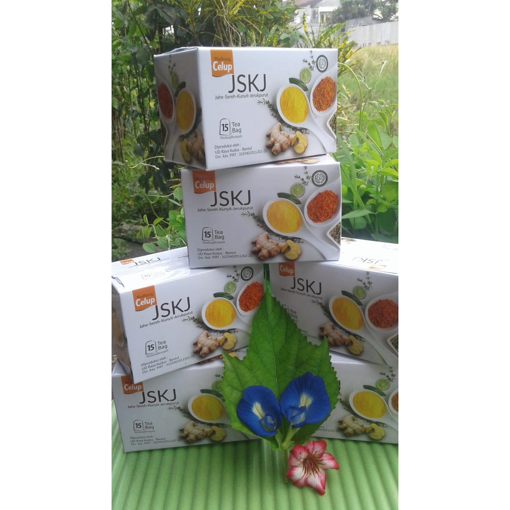 

Wedang Celup JSKJ Jahe-Sereh-Kunyit-Jeruk Nipis