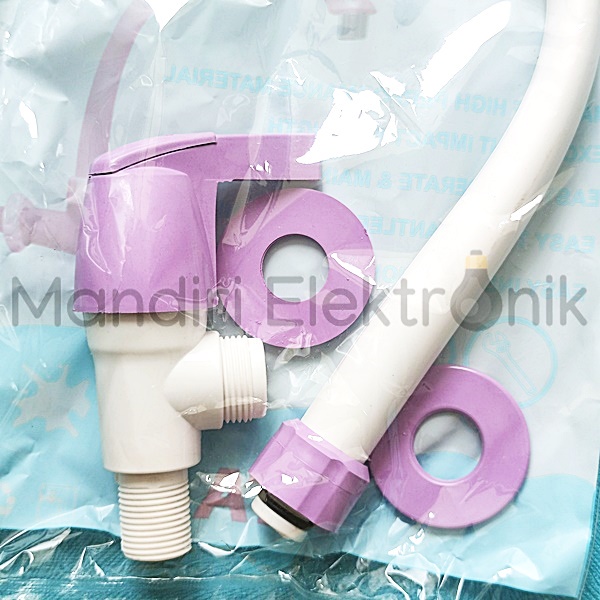 Kran Angsa Dapur Keran Angsa Cuci Piring Sink PVC Plastik Engkol FTA - Kran Angsa Dapur Cuci Piring 1/2 Inch