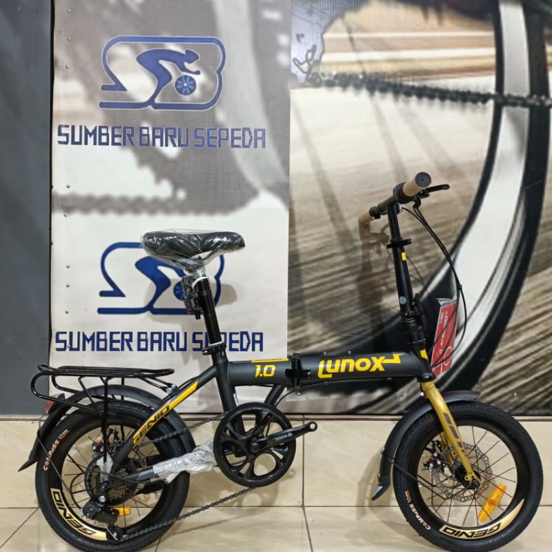 SEPEDA LIPAT GENIO LUNOX 1.0 T2 16 INCH NEW BY UNITED