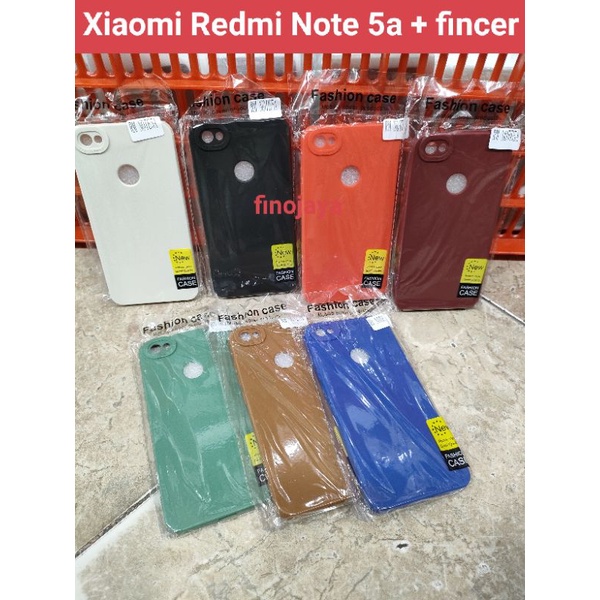 Softcase Xiaomi Redmi Note 5A + Fincher Redmi Note 5A Prime  Silikon Casing Selicon Case Macaron Pelindung Pro Camera