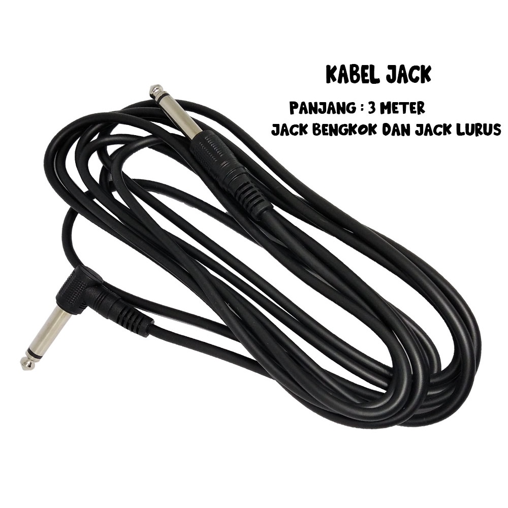 Kabel jeck gitar 3m