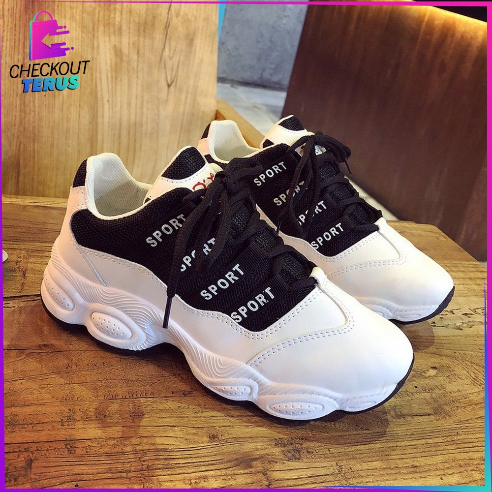 CT S1 117 Sepatu Kets Wanita Sepatu Running Sepatu Olahraga Fashion Trendy Sneakers Jogging Sport Sepatu Wanita