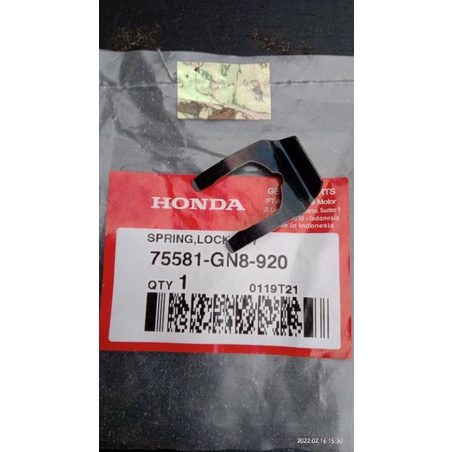 Plat Kunci Pengunci Jok honda Supra prima Legenda Karisma grand ori AHM