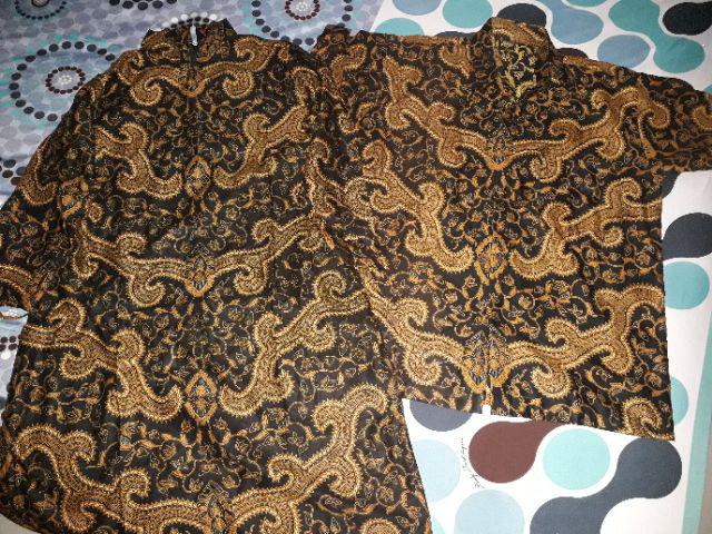 Jumbo Shinta / Atasan Pria Big Size Jumbo Xl Ld 110 / Atasan Batik Wanita Fitri Batik