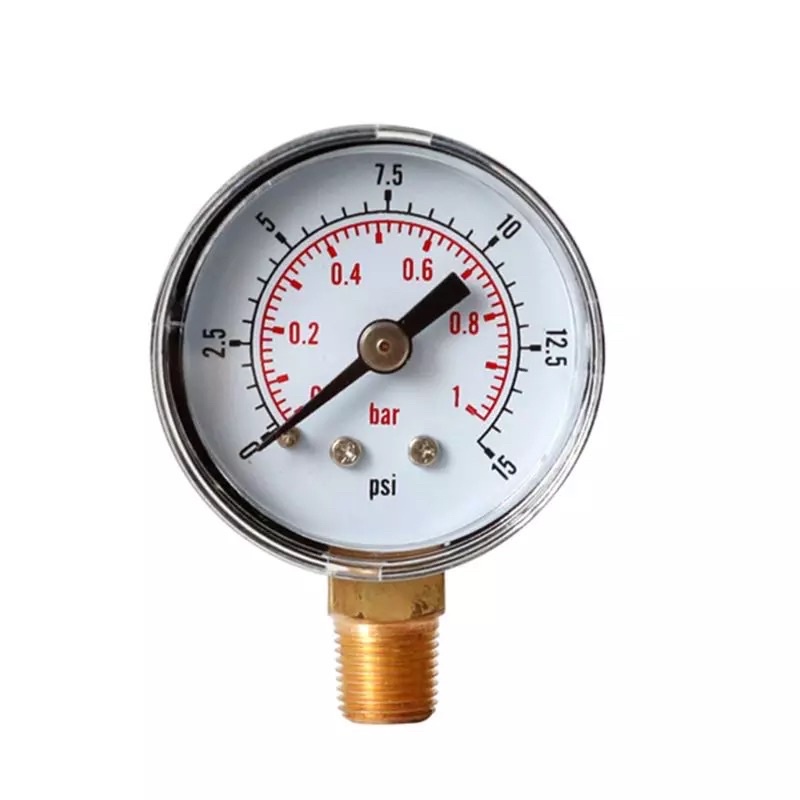 Pressure Gauge / Manometer 1/4/6/10/16 Bar Diameter 40mm 1/4&quot; Inc