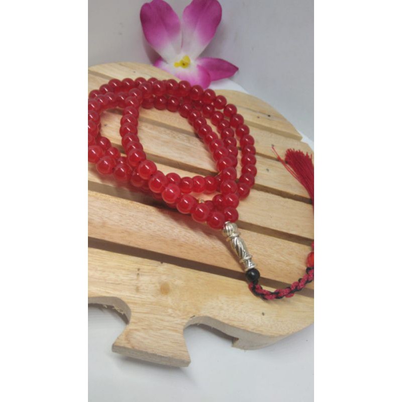 tasbih batu merah marjan