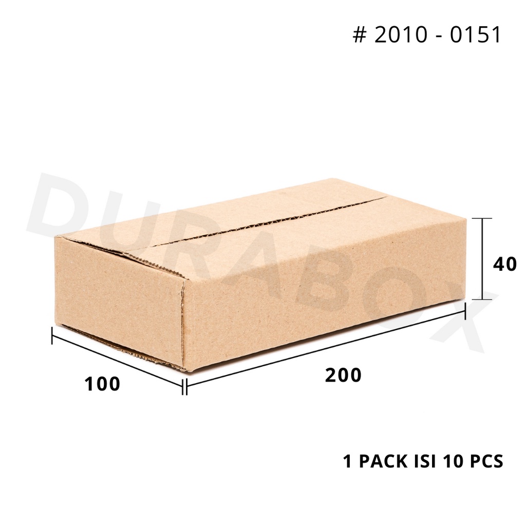 

20 x 10 x 4 cm A1 | KARDUS / KARTON BOX CORRUGATED - KEMASAN / PACKAGING / PACKING MAKANAN | #2010-0151