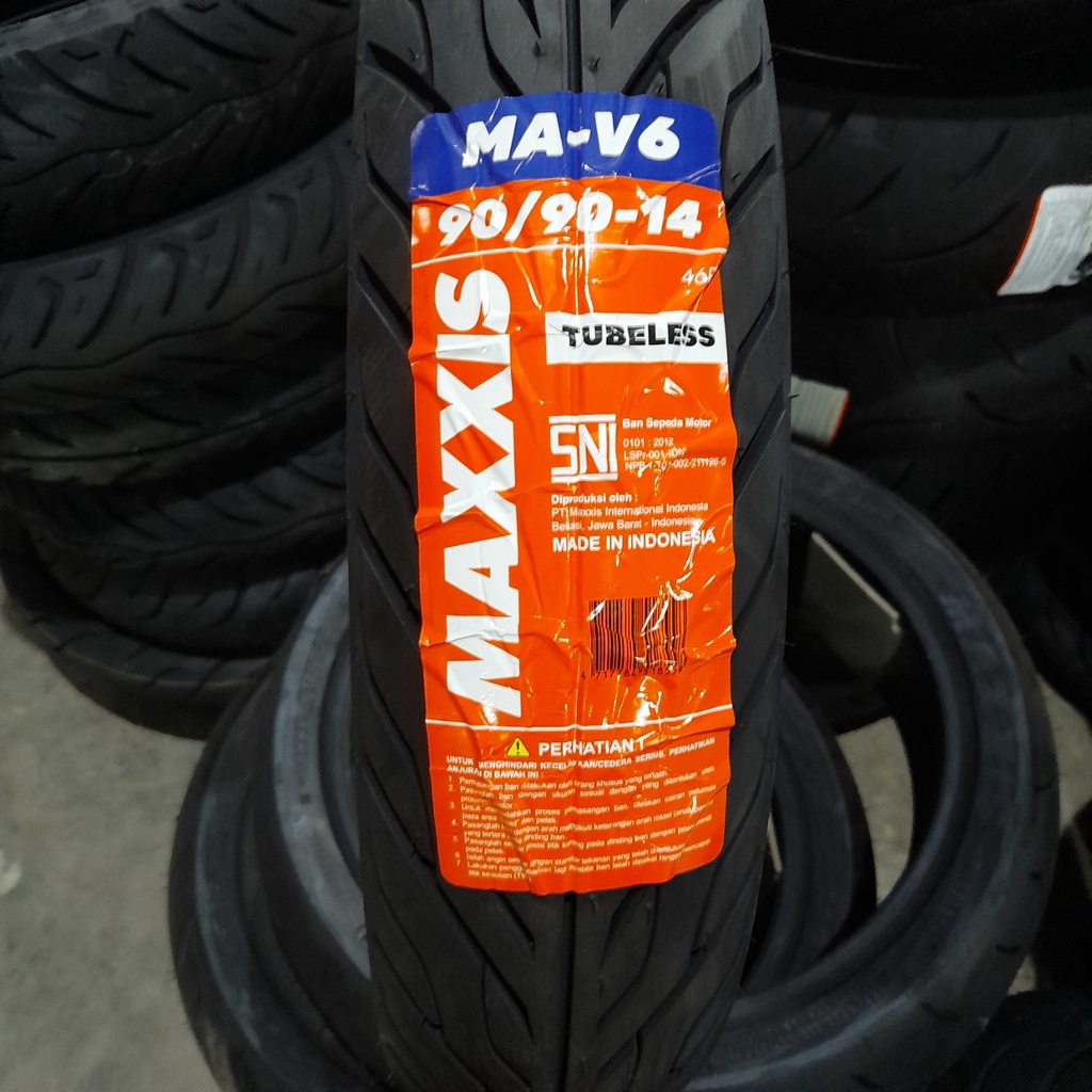 Ban motor matic Maxxis MA V6 90 90 14 mio beat vario tubeless