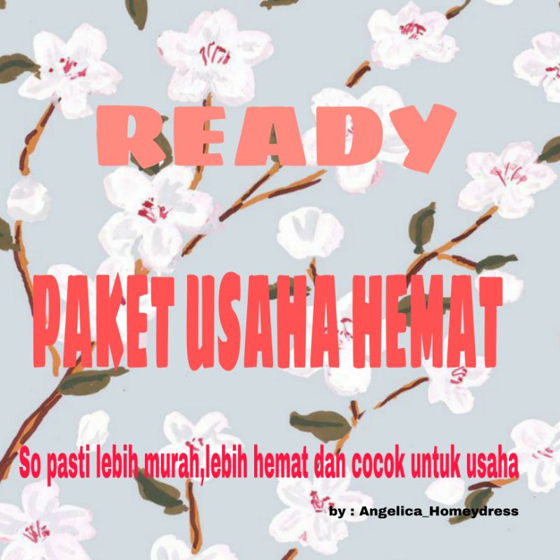 Paket USAHA HEMAT/Paket daster payung rayon/Paket Hemat daster/Paket usaha daster rayon/