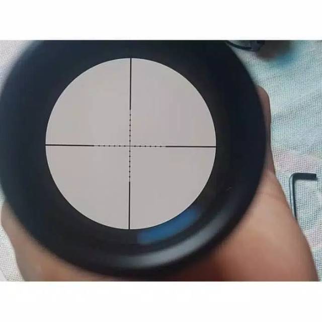 Telescope Gamo 4x32 Tutup Flip Biru