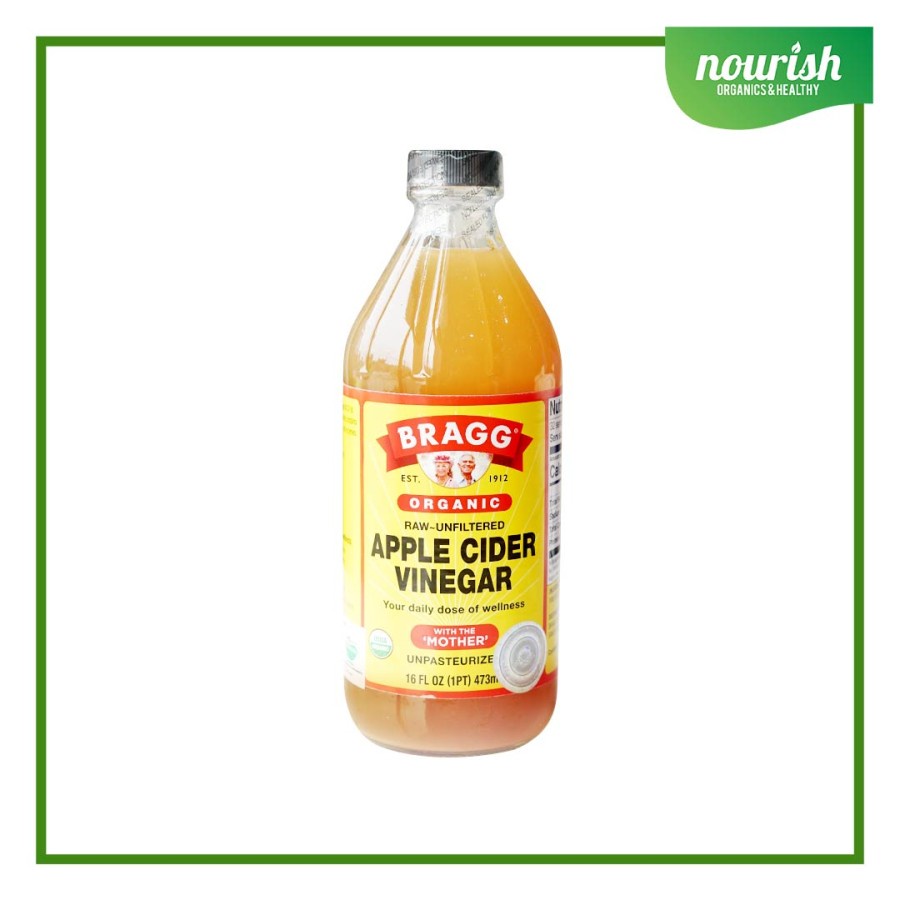 

Bragg, Organic Raw Unfiltered Apple Cider Vinegar with The 'Mother' 473ml