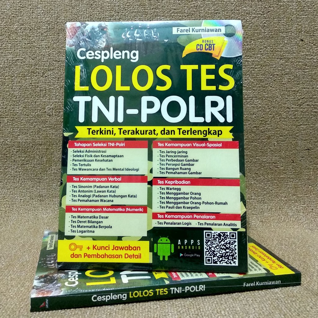 BUKU CESPLENG LOLOS TES TNI-POLRI