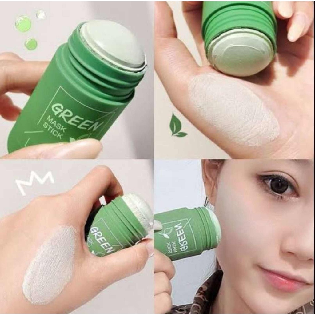 [ COD ] Meidian Green Mask Stick 100% Original Masker Komedo Hidung Wajah Ampuh Mengangkat Komedo