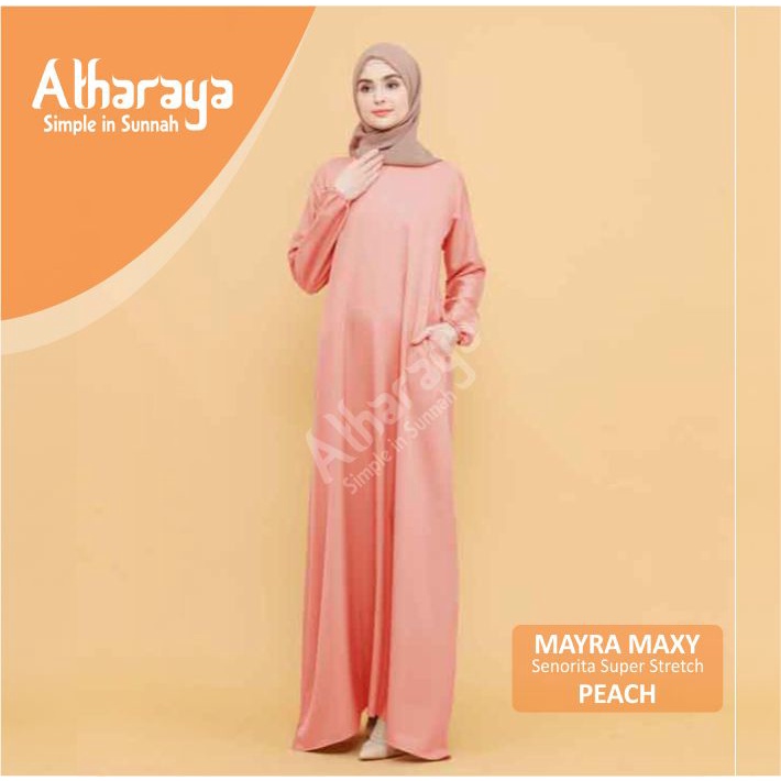 Gamis Remaja Terbaru Abaya Basic Dress MAYRA By Atharaya