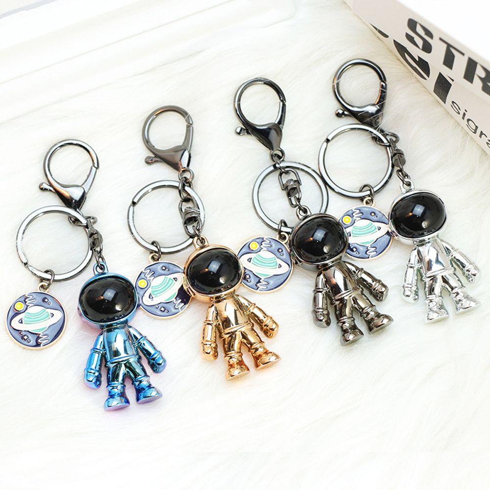 Mxbeauty Gantungan Kunci Astronot Fashion Retro Aksesoris Astronot Semesta Perhiasan Planet Key Chain