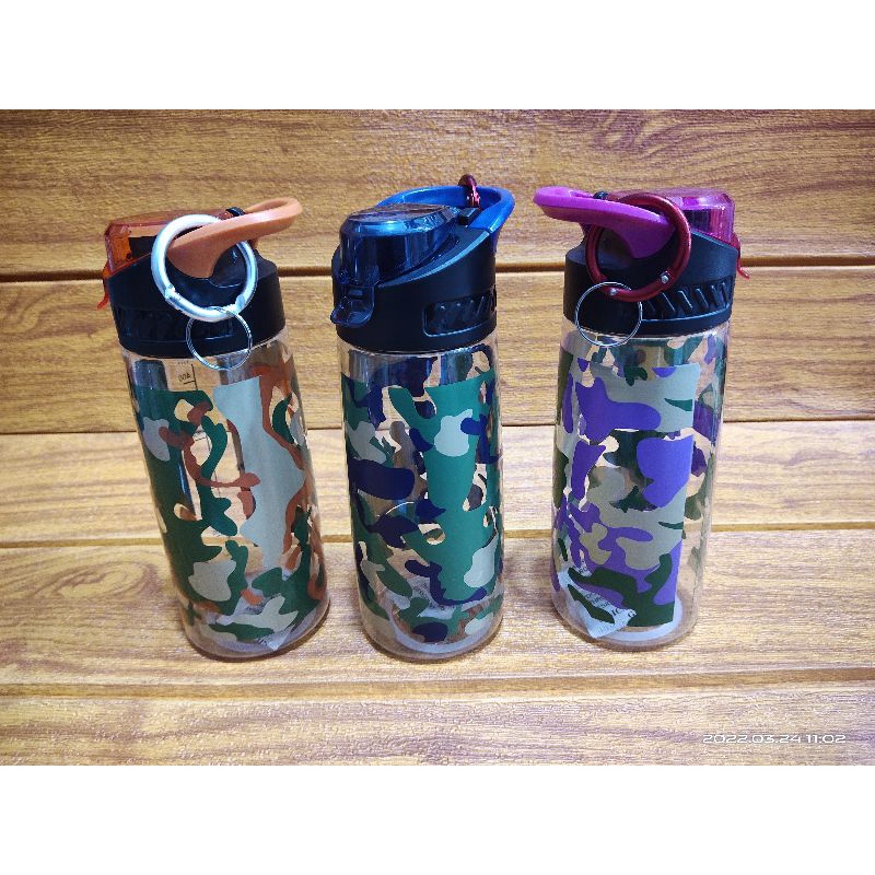 Botol Minum Olahraga+ Cantolan Carabiner 450ml