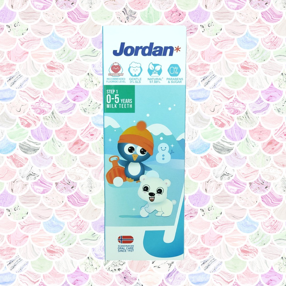 JORDAN Kids Toothpaste Pasta Gigi Anak 0-5 6-12 tahun Step 1 Step 2 75gr tooth paste