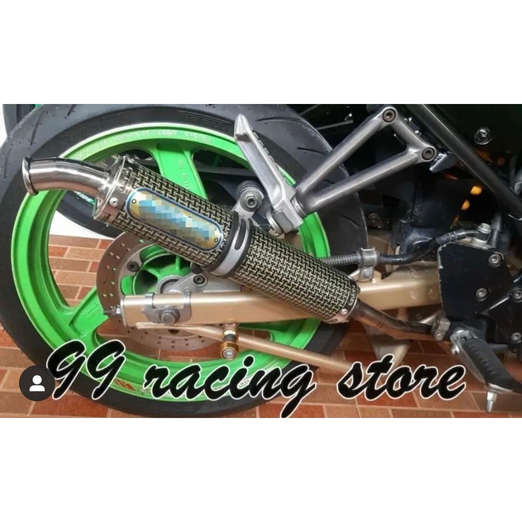 SILENCER KNALPOT ARROW CARBON KEVLAR UNTUK KNALPOT 2 TAK RX KING RGR NSR NINJA R RR SS-4