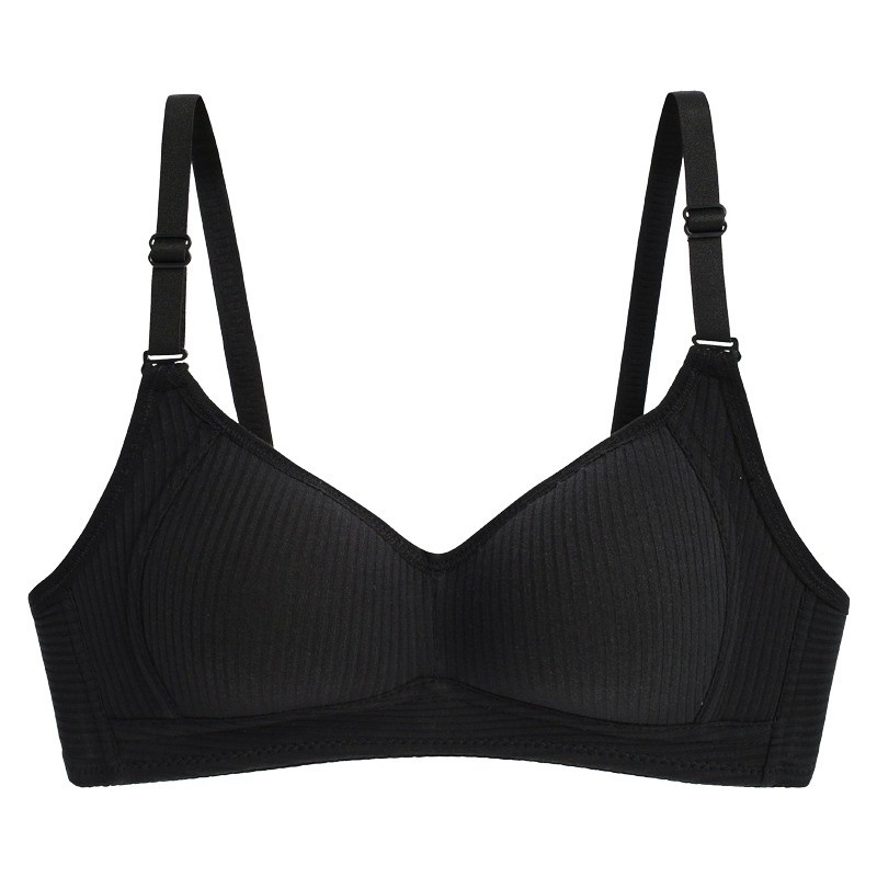 GO! BR484 BH Bra motif garis lurus Push Up Style Senam Zumba Yoga Pakaian Dalam Wanita Import