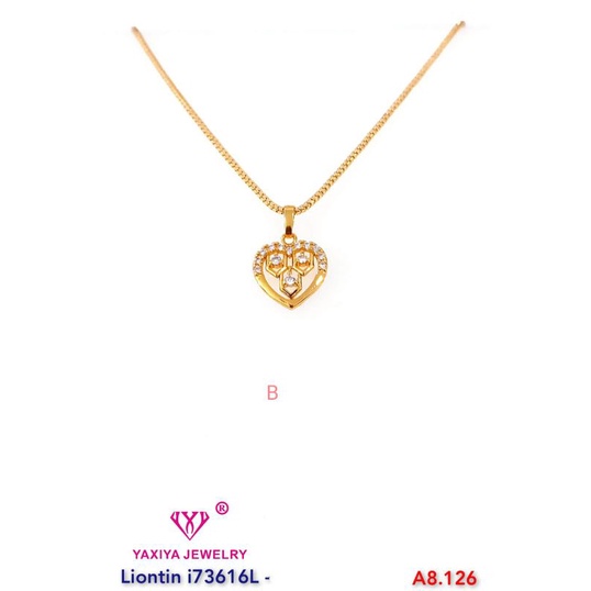 liontin kalung wanita, liontin love