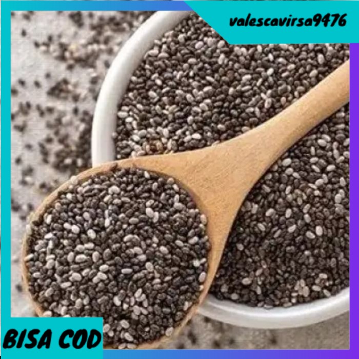 

⭐BISA COD⭐ Black ChiaSeed - Kualitas Super - 1 Kg