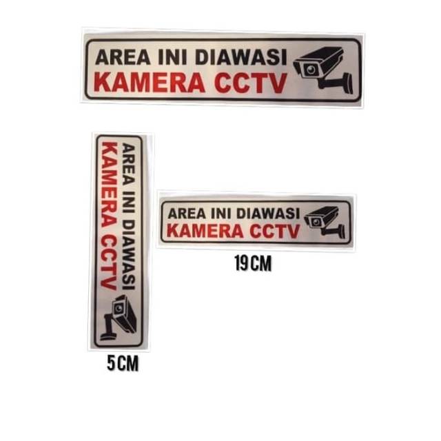 

Stiker sticker LABEL KAMERA CCTV stiker sticker petunjuk warning
