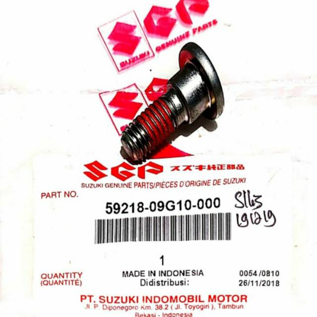 Baut Disc Cakram Suzuki Asli Satria Fu 150 SGP 59218-09G10-000