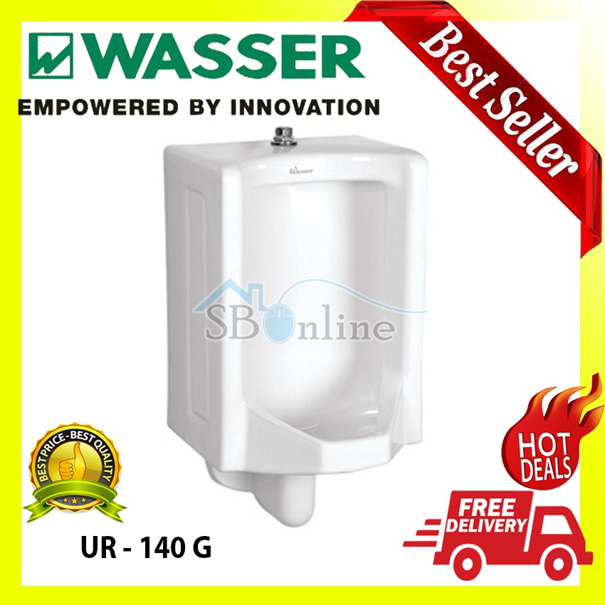 Top Inlet Urinal by Wasser - UR 140 G