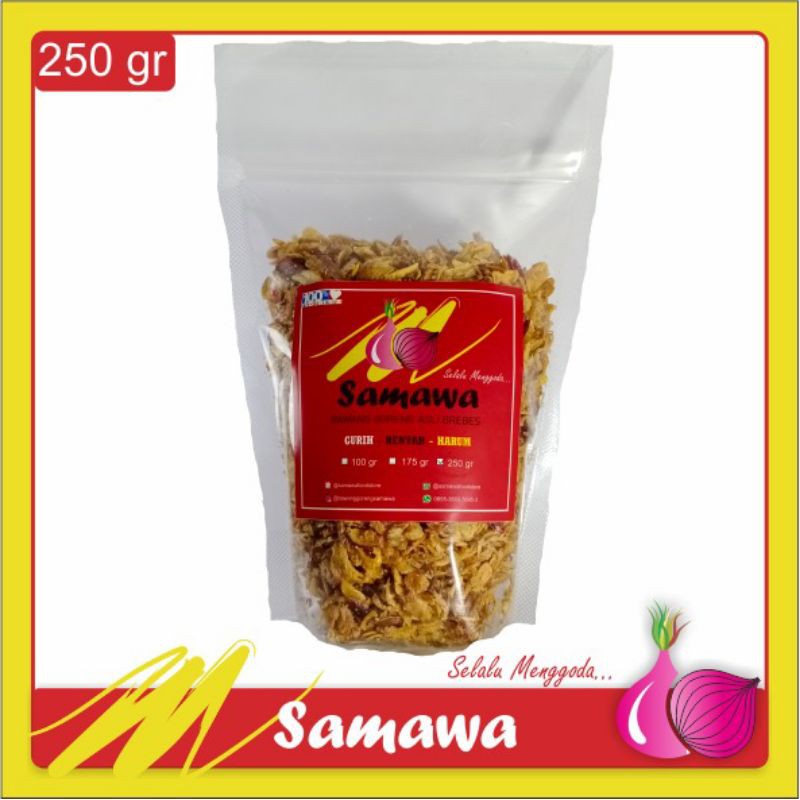 

Bawang Goreng Samawa Asli Brebes 250gr