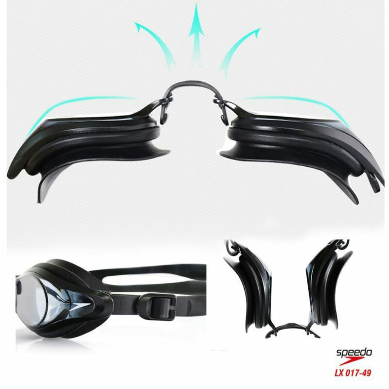 Kacamata Renang Swimming Gogles Speedo Unisex LX 017 - 49 Original - Tanpa Dus