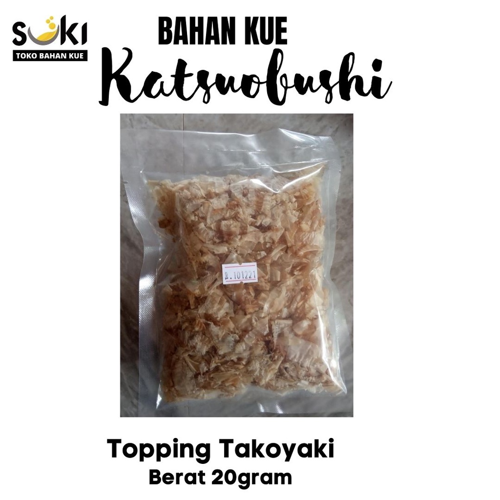 

KATSUOBUSHI, TOPPING TAKOYAKI HALAL MUI 20GR