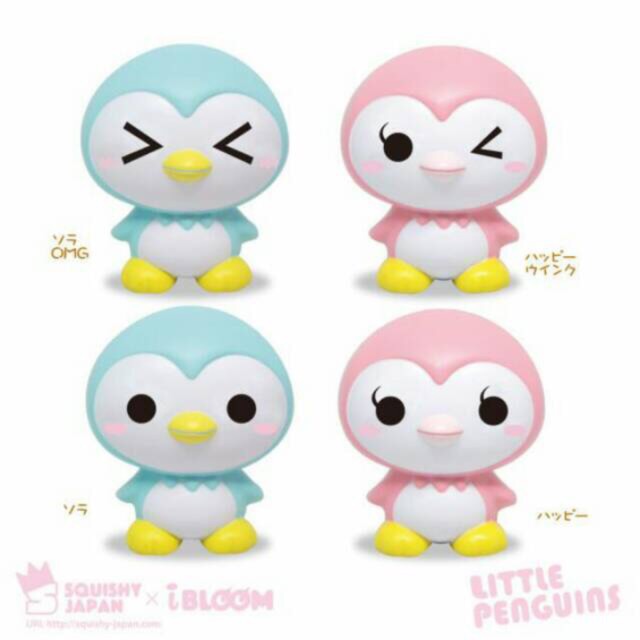 blue penguin squishy