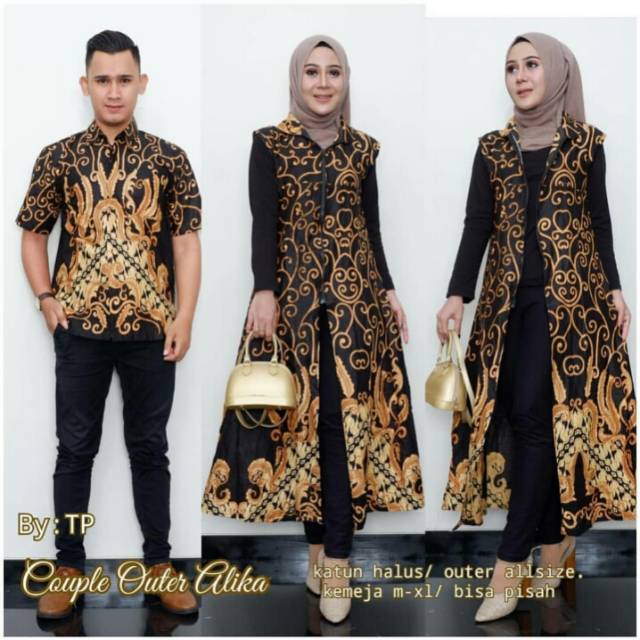 20+ Ide Model Cardigan Batik Terbaru