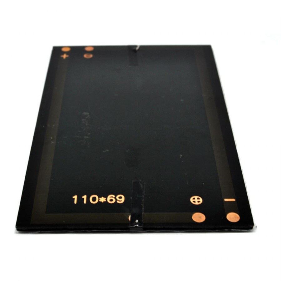 Modul Solar Cell/Solar Panel Surya Mini 5V 1.1W 220mA DIY - Hitam