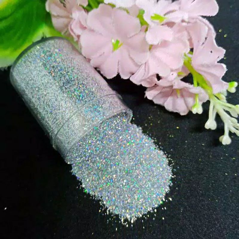 GLITTER SILVER 5 GRAM GLITTER NAIL ART GLITTER HENNA