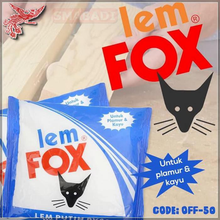 

COD - LEM FOX PUTIH 350GR BIRU SLIME / KERTAS / KAYU (OFF-50) - FCO