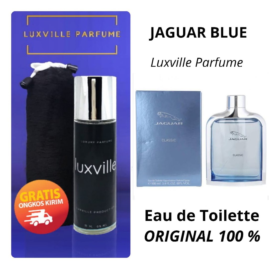 COD - PARFUM PRIA ORIGINAL JAGUAR BLUE CLASSIC - FARPUM BY LUXVILLE - MINYAK WANGI - FARFUM BEST SEL