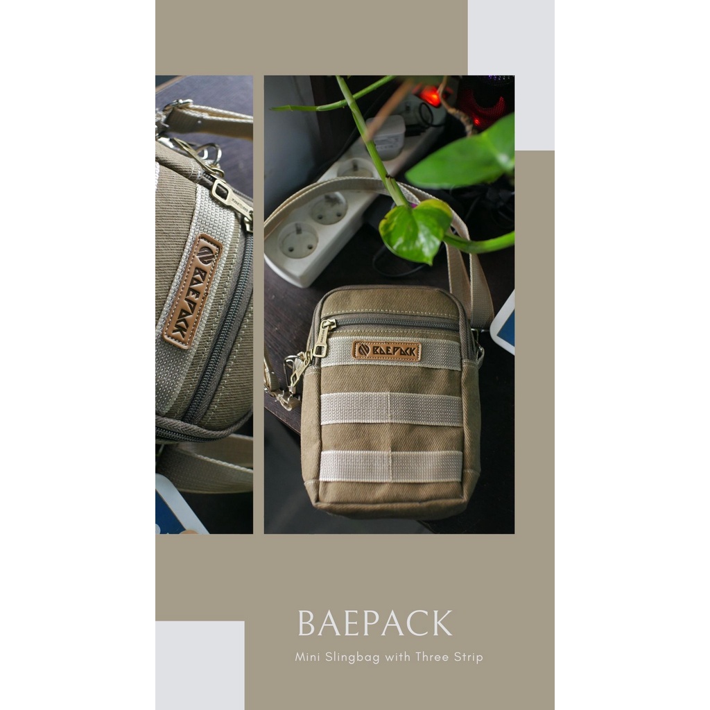 Baepack Mini Slingbag With Three Line