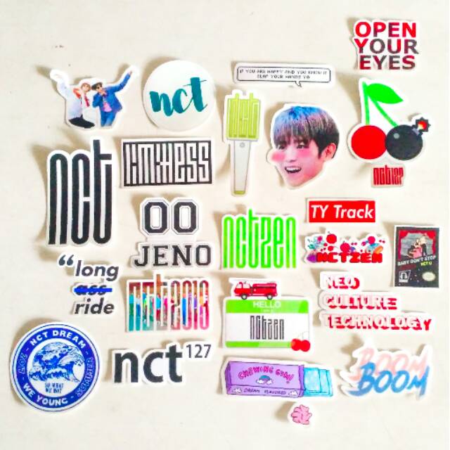 

NCT U Mix Waterproof Sticker Pack include 22 pcs Korean Style