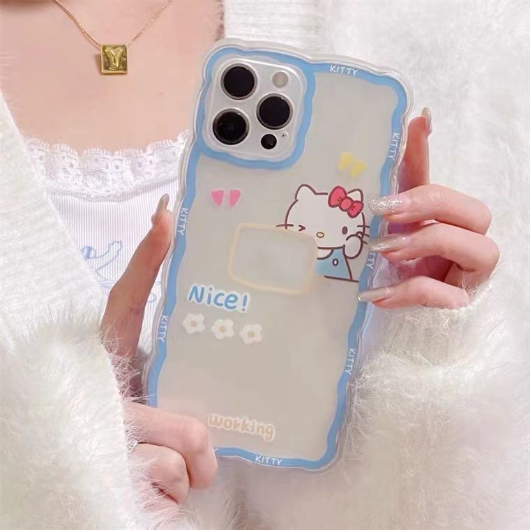 Soft Case Bahan TPU Motif Kucing Untuk Iphone 13 12 Mini 11 Pro X XR XS Max SE 2020 6 6S 7 8 Plus