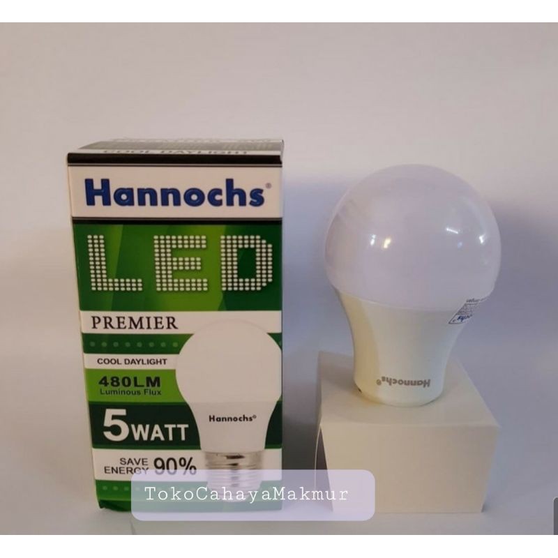 Lampu LED Premier 5w 5watt Hannochs Hemat Energy